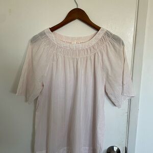 Sheer Pink Women's Top